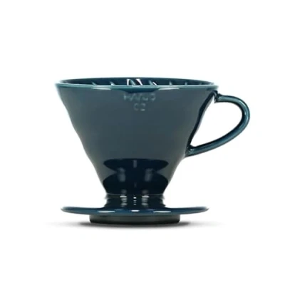 Image of Hario V60 Coffee Dripper Indigo Blue Size 02