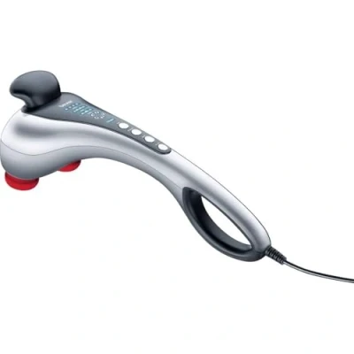 Image of Beurer MG100 Infrared Tapping Massager, Handheld Massager for Muscle Relaxation and Regeneration, Dual Head Body 4 Massage Programs, Adjustable Speed, 2 Attachments