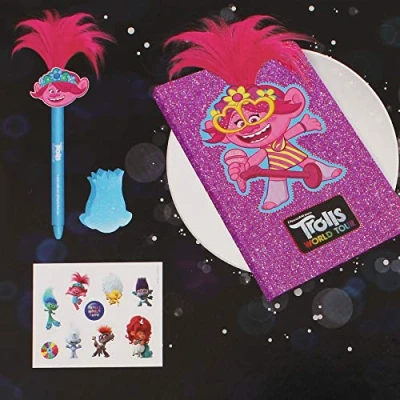 Image of Trolls DreamWorks World Tour Mini Diary Set