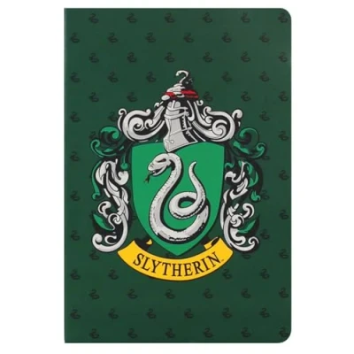 Image of Half Moon Bay Harry Potter A5 Notebook Journal &amp; Mini Gifts Small Stationery Supplies Book Lover Slytherin