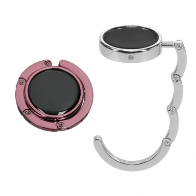 Image of kwmobile Purse Hanger for Table (Set of 2) Hook Folding Handbag Portable Bag Holder