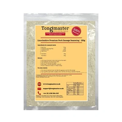 Image of Lincolnshire Premium Pork Sausage Seasoning 250g (makes a 10kg Batch)
