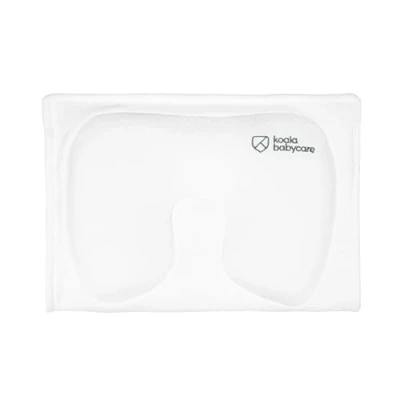 Image of KOALA BABYCARE Breastfeeding Plagiocephaly Baby Pillow in Memory Foam to Help Prevent and Treat (Flat Head Syndrome) with Exchangeable Pillowcases (with 2 Spare) Blue