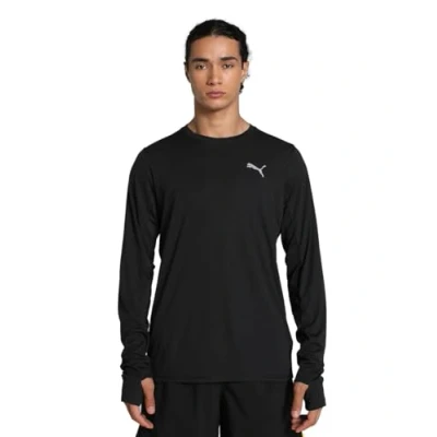 Image of Puma RUN Favorite TEE Long sleeved top, Men&#039;s, Size: Large, Black