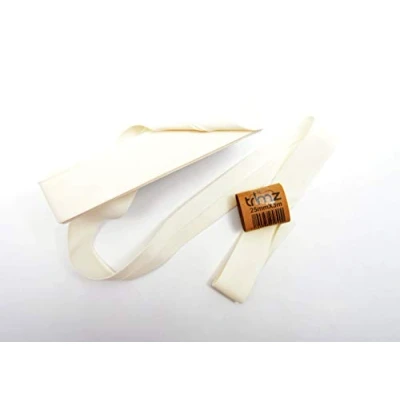Image of Trimz Poly Cotton Bias Binding, Ivory, 25mm x 3m