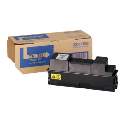 Image of Kyocera TK 350 Toner Black, Original Premium Printer Cartridge 1T02LX0NLC for ECOSYS FS 3920DN, 3040MFP, 3140MFP, 3540MFP, 3640MFP