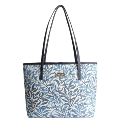 Image of Signare Tapestry Women Tote Shoulder Bag William Morris Willow Bough (COLL WIOW)(Size: L)