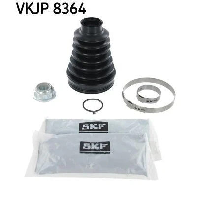 Image of 7H0498202A, 7H0498202B CV Boot SKF VKJP 8364 113mm Thermoplast VOLKSWAGEN: Transporter 5, 6, Multivan 5 (7HM
