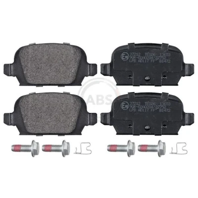 Image of 1605085, 1605120, 1605397, 1605965, 1605994 Brake pad set A.B.S. 37212 with acoustic wear warning VAUXHALL: Corsa Mk2, Tigra Mk2 TwinTop