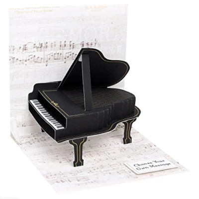 Image of Popshots 3D Pop Up Treasures Greeting Card Baby Grand Piano