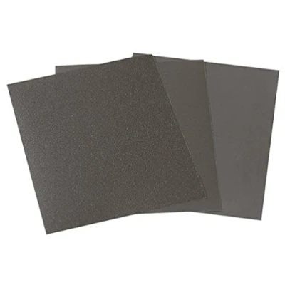 Image of wolfcraft Sandpaper Sheet Set, 16 pcs., for Metal/Varnish, Wet/Dry Sanding I 3119000