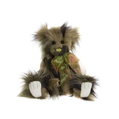 Image of Charlie Bears Moss Teddy Bear Collectible Soft Plush Stuffed Animal 41CM Tall Cute and Cuddly Toy