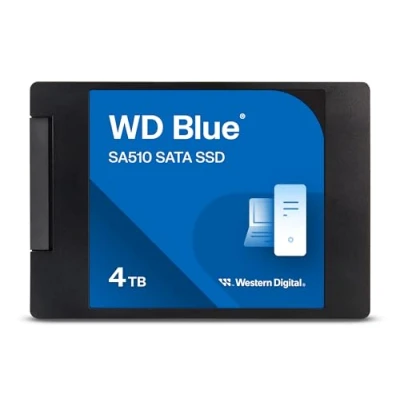 Image of WD Blue SA510 4TB SSD, 2.5&quot; SATA up to 560 MB/s, SSD 4TB, Includes Acronis True Image for Western Digital, Disk &amp; Cloning Migration, Flexible backup recovery, ransomware protection