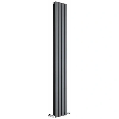 Image of Milano Alpha Anthracite Vertical Double Flat Panel Radiator 1780mm x 280mm