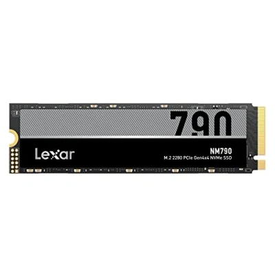 Image of Lexar NM790 2TB SSD, M.2 2280 PCIe Gen4x4 NVMe 1.4 Internal Up to 7400MB/s Read, 6500MB/s Write, Solid State Drive for PS5, PC, Laptop, Gamers, Professionals (LNM790X002T RNNNG)