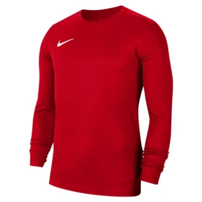 Image of NIKE Unisex Kids Y Nk Dry Park Vii Jsy Long Sleeved T shirt, University Red/White, S UK