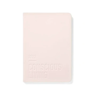 Image of Letts of London Conscious A5 week to view 2025 diary rosewater