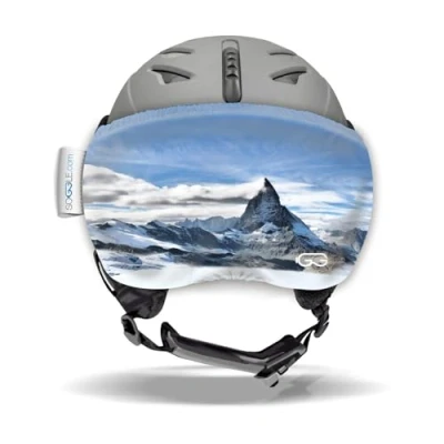 Image of Soggle Vizor Visor Protection for Helmets (Ski Helmets), Colour: Matterhorn
