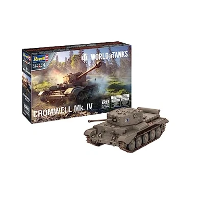 Image of Revell World of Tanks, Unvarnished 03504 Cromwell Mk. IV 1:72 Plastic Model kit
