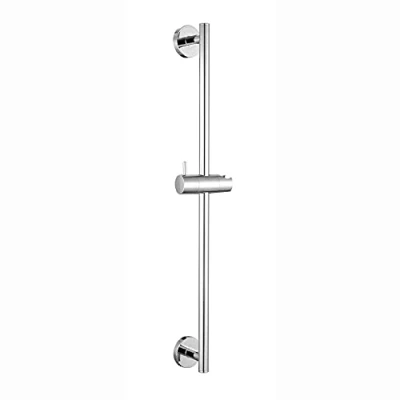 Image of ENKI, S12, Shower Slider Riser Rail, Includes Head Holder Bar and Pole for Head, Durable Matte Chrome Finish