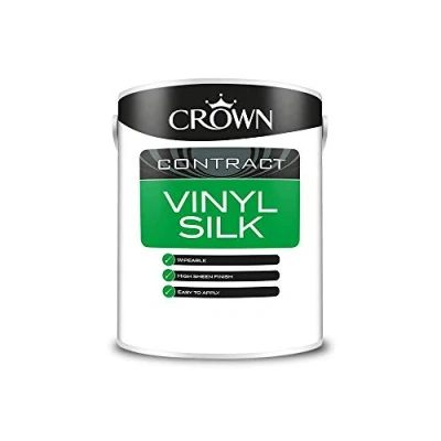 Image of Crown Contractors Vinyl Silk Brilliant White 5L