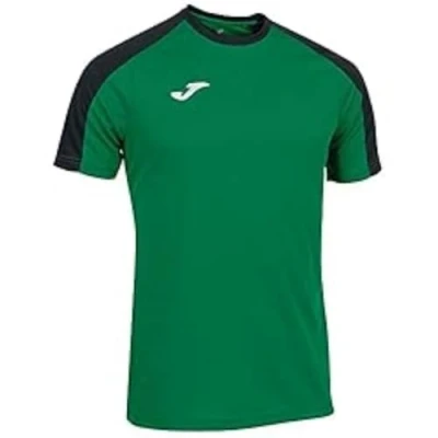 Image of Joma Men&#039;s Eco Championship Short Sleeve T Shirt, Green Black, L