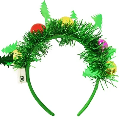 Image of Pohotobooth Props Ltd LED Light Up Christmas Bauble Headband