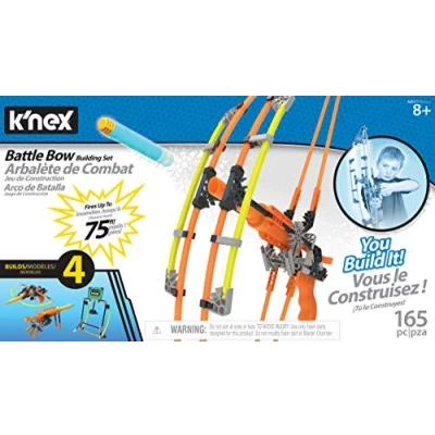 Image of K&#039;NEX Cyber X Battle Bow Building Set Educational Toys for Boys and Girls, 165 Piece Kit, Engineering Kids, fun Construction Children Ages 8+ Basic 15247