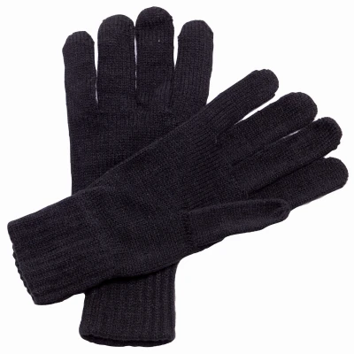 Image of Regatta Unisex Knitted Winter Gloves (Black) One Size