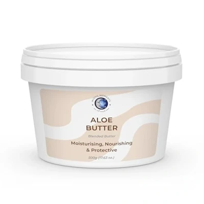 Image of Mystic Moments Aloe Vera Blended Butter 500g Natural Cosmetic Butters Vegan GMO Free