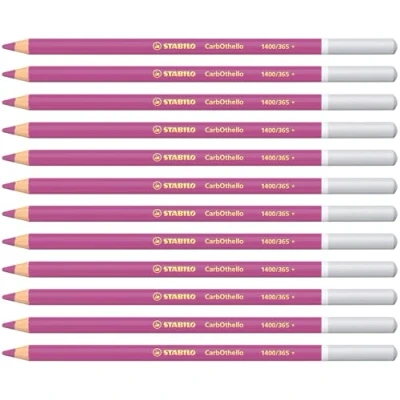 Image of Chalk Pastel Pencil STABILO CarbOthello Pack of 12 Violet Light