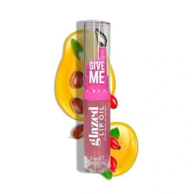 Image of Give Me Cosmetics, Glazed Lip Oil, Infused with Jojoba Intensely Hydrating and Delivers a Gorgeous, Glossy Finish Sugar Rushin&#039;