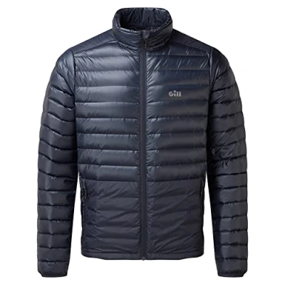 Image of Gill Portland Hydrophobic Down Jacket Warm, Windproof &amp; Water Repellent Navy