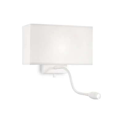 Image of Hotel LED 2 Light Wall White