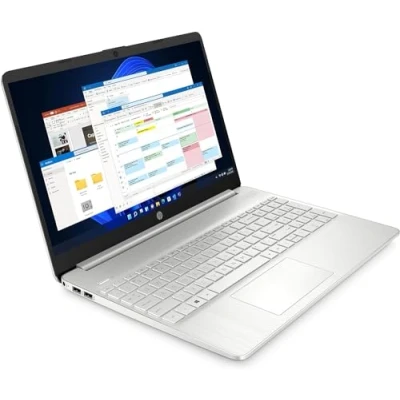 Image of HP Laptop PC 15s fq5585sa Intel Core i3 1215U Processor 8GB RAM 128GB SSD UHD Graphics 15.6 inch Full HD 16:9 display Windows 11 Home Natural Silver