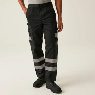 Image of Regatta Professional Men&#039;s Durable Ballistic Trouser Black, Size: 32 S