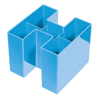 Image of HAN 17455 54, BRAVO Desk Tidy. A real eye catcher: trendy, glossy, expandable, distinctive and puristic, Trend Colour light blue