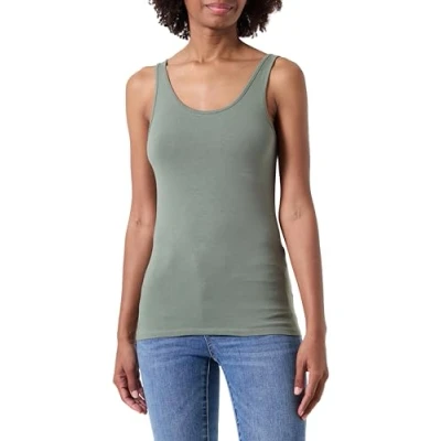 Image of VERO MODA Women&#039;s Vmmaxi My Soft Uu Tank Top Noos, Laurel Wreath, XL
