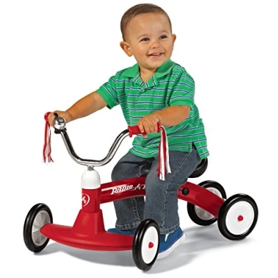 Image of Radio Flyer RF20 Scoot About, Toddler Ride On Toy, Ages 1 3, Red, 23.54&quot; X 18.98&quot; 17.64&quot;