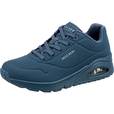Image of Skechers Women&#039;s Uno Stand on Air Sneaker, Blue 01, 6.5 UK