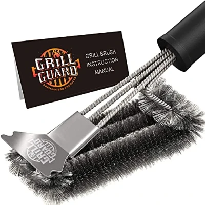 Image of BBQ Grill Cleaning Brush&amp;Scraper Barbecue Wire Brush for 18&#039;&#039; Stainless Grate Cleaner Safe Accessories&amp;Tools Weber Gas/Charcoal/Electrical/Infrared Gifts Men