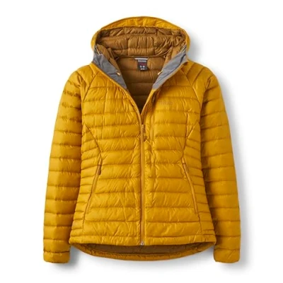 Image of Rab Women&#039;s Microlight Alpine Down Jacket for Trekking, Climbing, &amp; Skiing Sahara 10