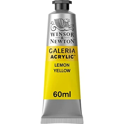 Image of SG Education GAL 2120346 Full Range of Galeria Acrylic, 60 mL Tube, Lemon Yellow