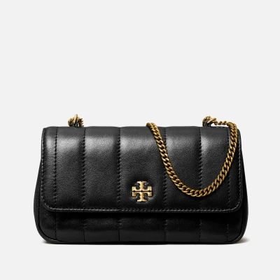 Image of Tory Burch MINI KIRA FLAP BAG Clutch, Women&#039;s, Size: One Size, Black