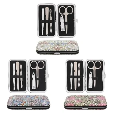 Image of The Leonardo Collection Floral Manicure Set William Morris Classic Pattern Accessory ASSORTED DESIGNS, One Chosen at Random