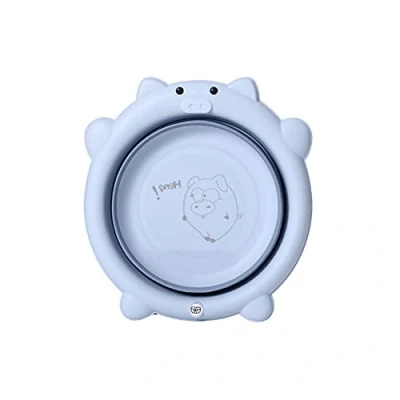 Image of Baby Collapsible Wash Basin Multipurpose Portable Kids Folding Bowl Dish Tub for Home Kitchen Outdoor Travel Camping Washing