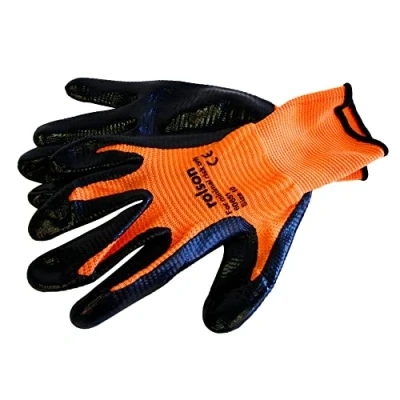 Image of Rolson 60651 Textured Nitrile Coated Work Gloves Large