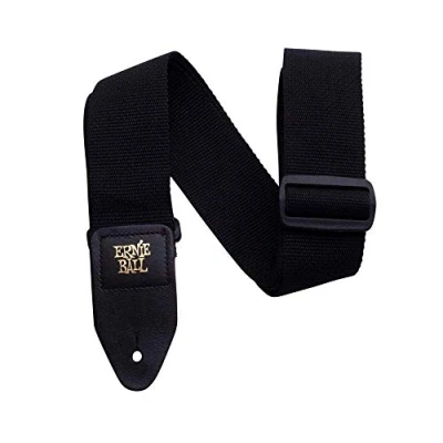 Image of Ernie Ball Black Polypro Guitar Strap
