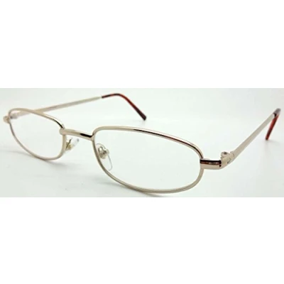 Image of New Reading Glasses Gold Metal Frame Tortoiseshell EARPIECES 6 Strengths SWIFT (+3.0)