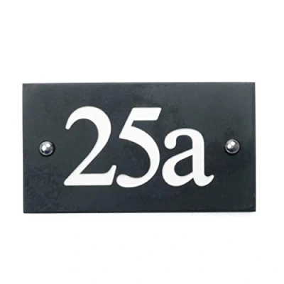 Image of Black Slate House Numbers 100 999